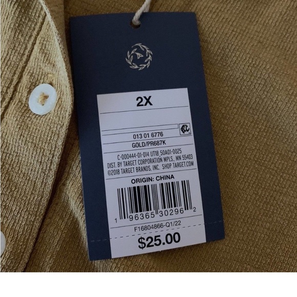 Universal Thread Tan Button-Up Top - Picture 6 of 14